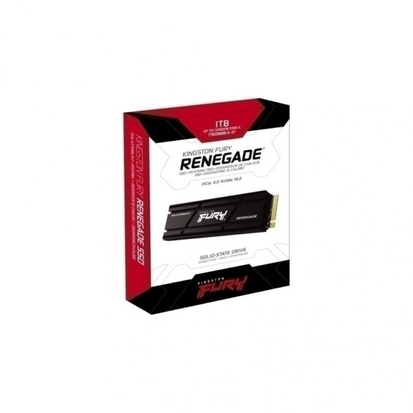 KINGSTON FURY RENEGADE PCIE 4.0 NVME M.2 SSD 1000GB C/DISIPADOR Discos de Estado Solido Kingston - Image 3