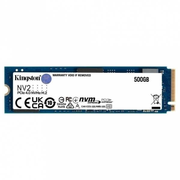 SSD Kingston NV2 NVMe, 500GB, PCI Express 4.0, M.2 Discos de Estado Solido Kingston SSD - Image 2