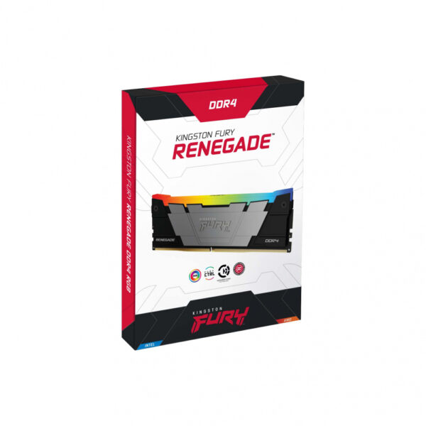 Memoria RAM Kingston FURY Renegade RGB DDR4, 3600MHz, 8GB, Non-ECC, CL16, XMP Memorias Kingston - Image 3