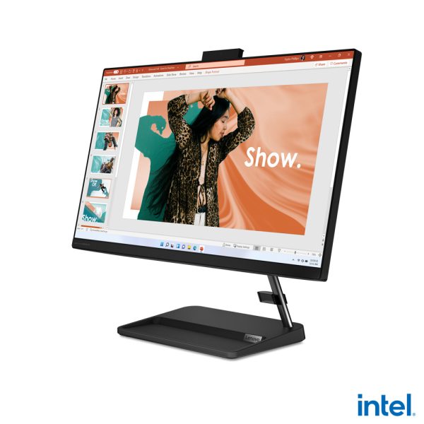 Lenovo IdeaCentre AIO 3 24IAP7 All-in-One 23.8", Intel Celeron 7305 1.10GHz, 8GB, 1TB + 256GB SSD, Windows 11 Home 64-bit, Negro NEG 1WTY Escritorio Lenovo Idea Aio - Image 3