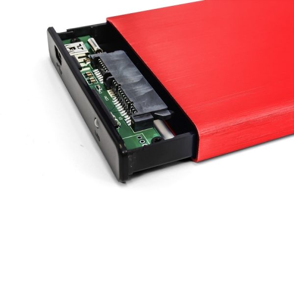 ENCLOSURE VORAGO HDD-201 ROJO D D 2.5 SATA USB 3.0 Discos Duros Vorago - Image 3