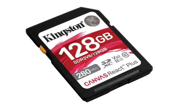 Memoria Flash Kingston Canvas React Plus V60, 128GB, SDXC UHS-II Clase 10  Memorias Flash KINGSTON PP FLASH - Image 2