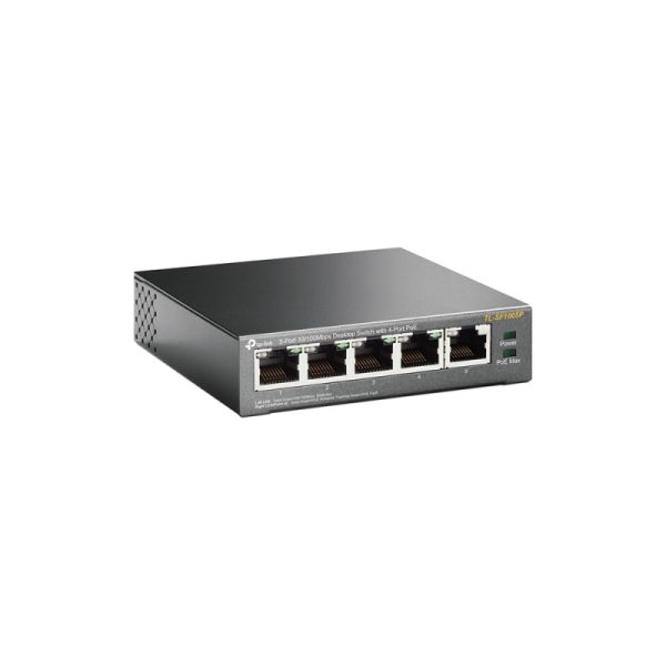 SWITCH DE ESCRITORIO DE 5 PTOS ETHERNET CON 4 PTOS POE SIN ADMI Switches / Hubs Tp-link - Image 2