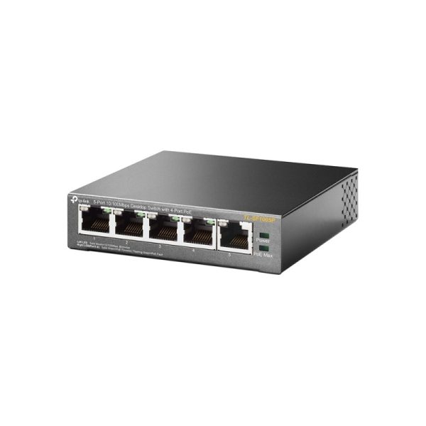 SWITCH DE ESCRITORIO DE 5 PTOS ETHERNET CON 4 PTOS POE SIN ADMI Switches / Hubs Tp-link - Image 3